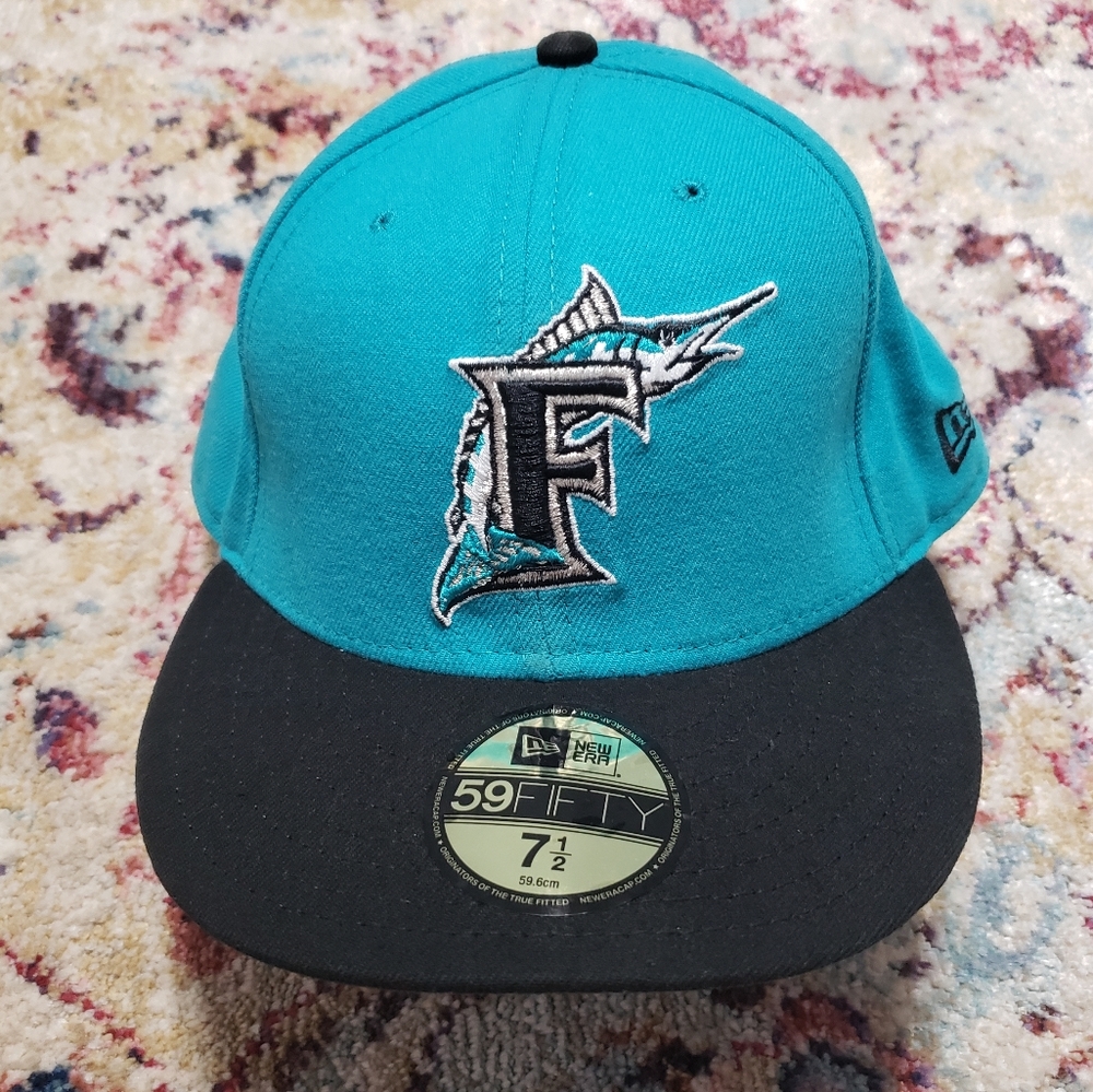 Florida Marlins New Era 59Fifty Fitted Hat Size 7 1/2